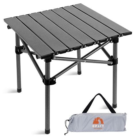 Opliy Portable Folding Camping Table for 2-4 Persons Aluminum ...
