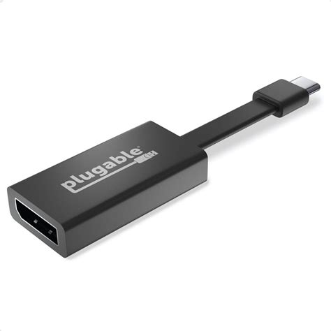 Plugable USB-C to DisplayPort Adapter, Black (USBC-TDP) | Quill.com