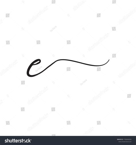 Cursive E