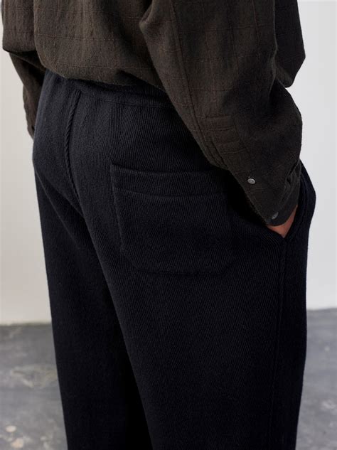 IT.EXC.23.25 HERRINGBONE WOOL DRAWSTRING PANTS – Itohnewdelhi