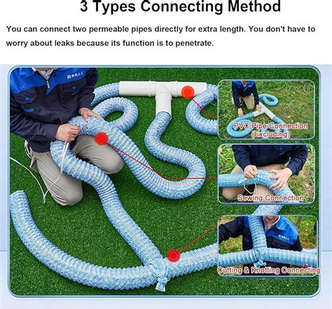 HOFSSI French Drain Pipe Perforated Drainage Pipes, India | Ubuy