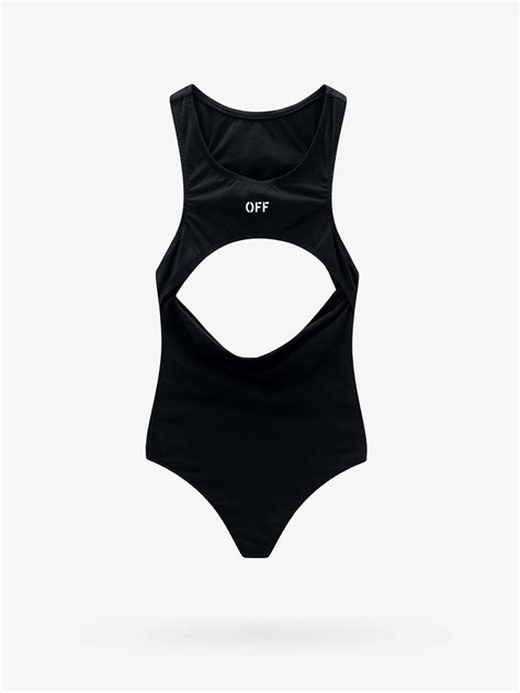 Off White Swimsuit Black Womens Off-White