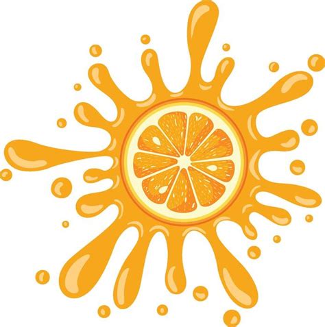 Image result for Orange Splash Vector