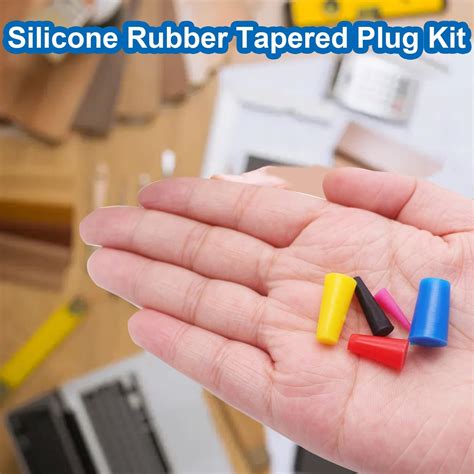 smseace 60Pack 8-Sizes Silicone Rubber Tapered Plug India | Ubuy