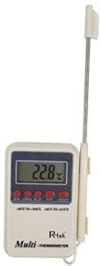 R-tek RT-500 Multi Stem Digital Thermometer with External Sensing Probe ...