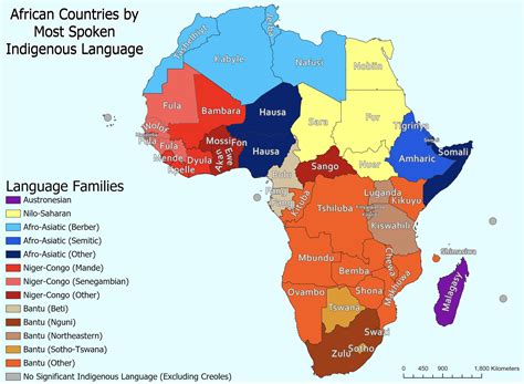 Hausa Language Map