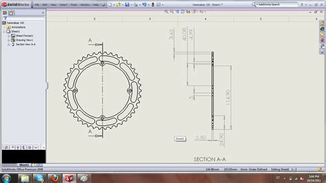 SolidWorks Dimensioning 的图像结果