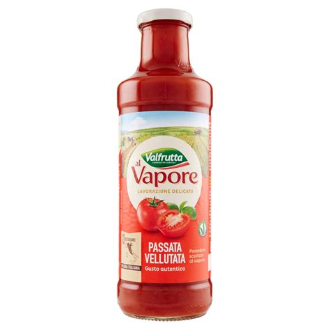 Passata Vellutata Di Pomodoro Scottato Al Vapore Valfrutta | Bennet Online