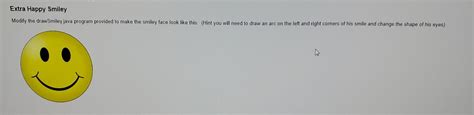 Image result for Java Applet Smiley Graphic Program