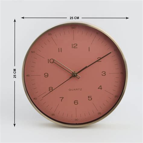 Buy Hello Spring Glass Wall Clock - 25cm from Home Centre at just INR 999.0