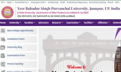 VBSPU Degree Apply 2024 Official link - Government Jobs, Notification ...