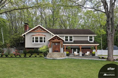 Split Level House Exterior, Split Level Remodel Exterior, Exterior ...