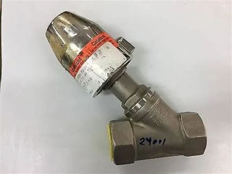 ANGLE SEAT VALVES - Burkert 001401s 2000a 50.s PTFE 2-Way Stainless ...