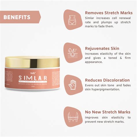 SIMLAR Anti-Stretch Marks Gel for Belly, Thighs, Arms & Intimate Area ...