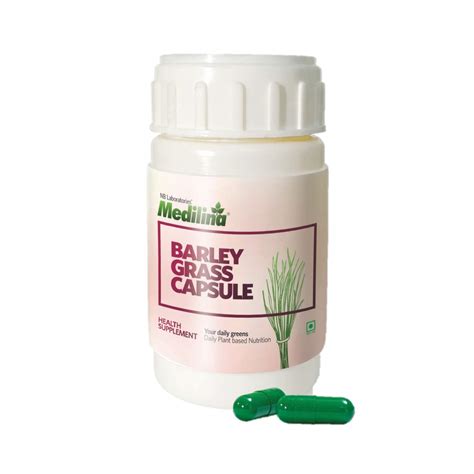 Buy Medilina Barley Grass Capsule | Immunity Booster Digestive and ...