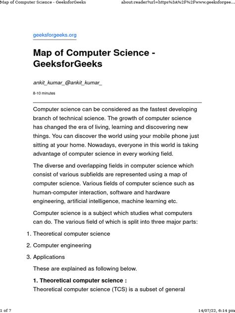 Image result for Computer Science Concept Map