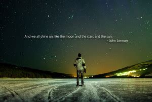 Posterhouzz Shine On - John Lennon Quote - Motivational Poster Paper ...