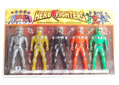 Buy Piggie Power Rangers Toy Set/Super Hero Avenger/Fire Fighters Set ...