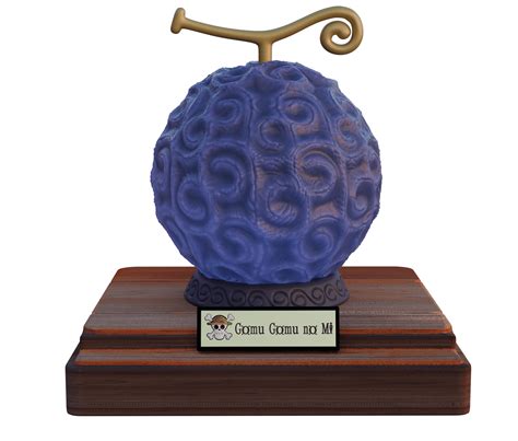 STL file 🌟 Akuma no Mi - Gomu Gomu no Mi by Luffy (One Piece) 🌟 ・3D ...