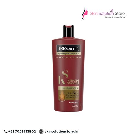 TRESemmé Keratin Smooth Shampoo with Marula Oil – 72H Frizz Control ...