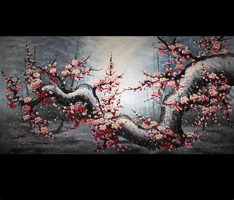 Japanese Art Cherry Blossom Wall Art