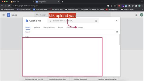 Cara Membuka Format Docx di Google Docs - Tutorial Programming ...