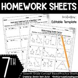 Image result for 7th Grade Math Homework