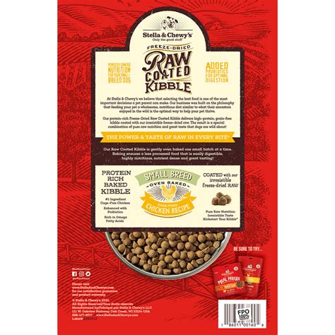 Stella & Chewy's Cage-Free Chicken Raw Coated Kibble for Small Breeds - Essex County Co-Op