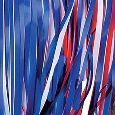 Buy Anderson's Red, White & Blue Vinyl Fringe, 15 Inches x 10 Feet ...