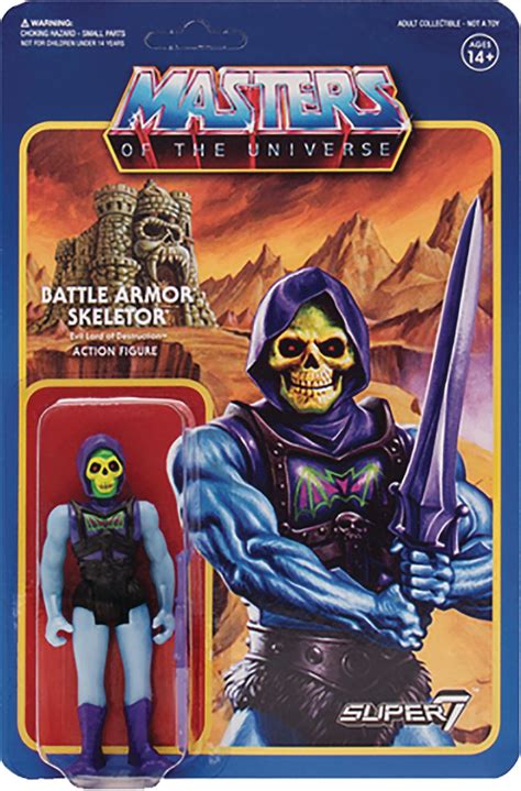 Buy Super 7 Masters of The Universe Reaction Figures Wave 3: Battle ...