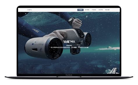 深之蓝科技品牌网站设计-维仆