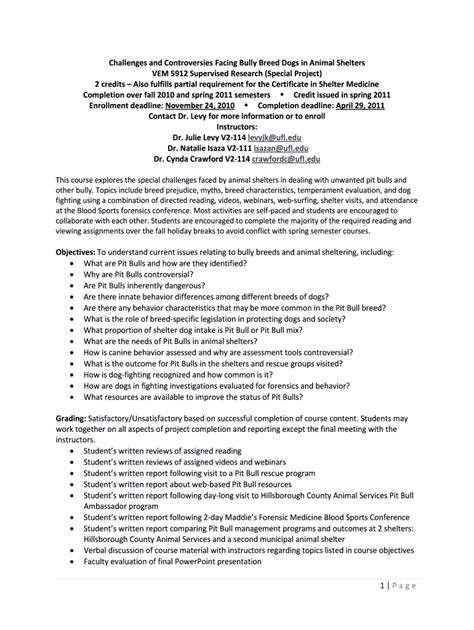 Fillable Online Challenges and Controversies Facing Bully Breed Dogs in ...