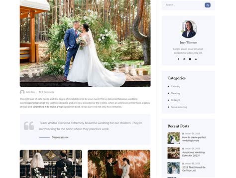 WedCo - Wedding HTML Template