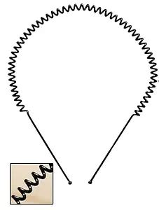 SBWC Spring Band Wave Hair Band Metal Hair Band Spring Head Band for ...