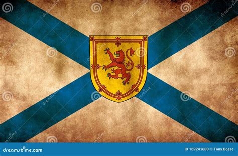 Rustic, Grunge Nova Scotia Flag Stock Photo - Image of landmark, nova ...