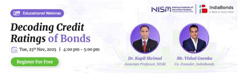 Decoding Credit Ratings of Bonds. - National Institute of Securities ...