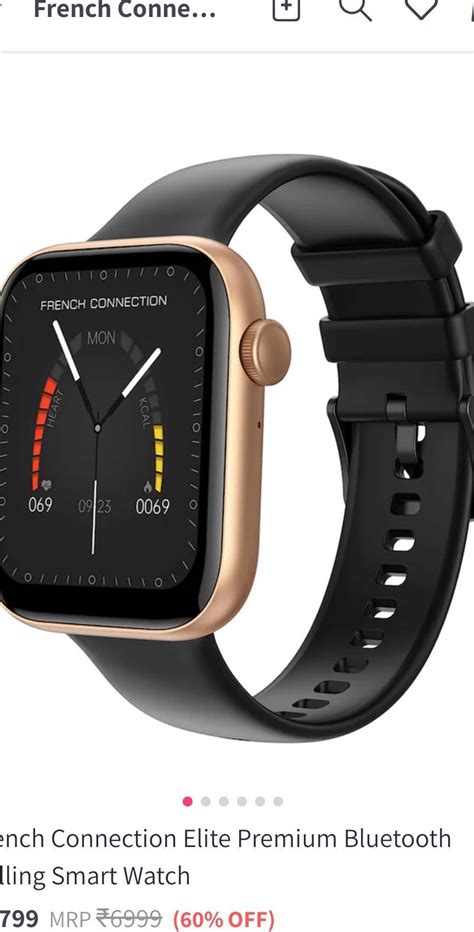 French connection elite premium smartwatch - Brainly.in