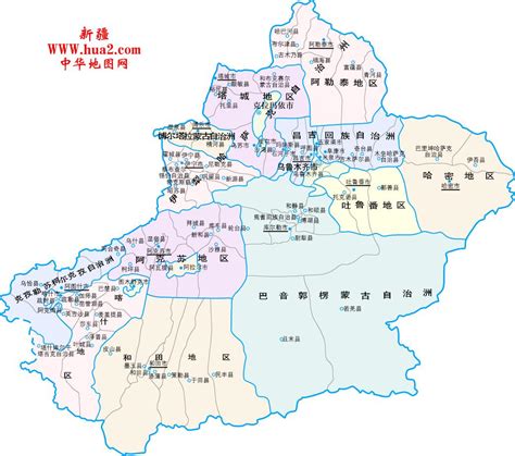 新疆地图_新疆旅行网