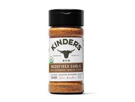 Amazon.com: Kinder's Organic Woodfired Garlic Rub, Premium Quality ...