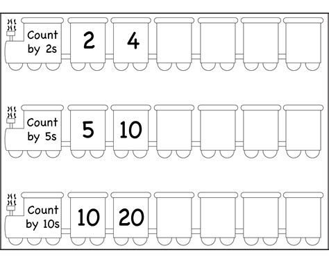 Printable Skip Count by 5 Worksheets | Activity Shelter