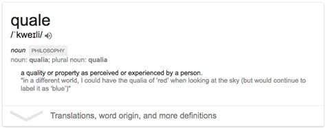 Image result for Qualia Explained