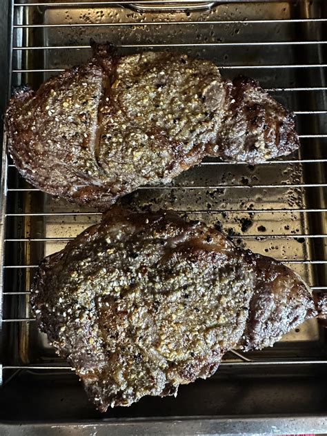 Rainy day out so I broiled some sirloins indoors : r/steak