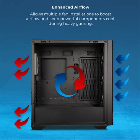 Zebronics Spectra W/B Premium Gaming Chassis