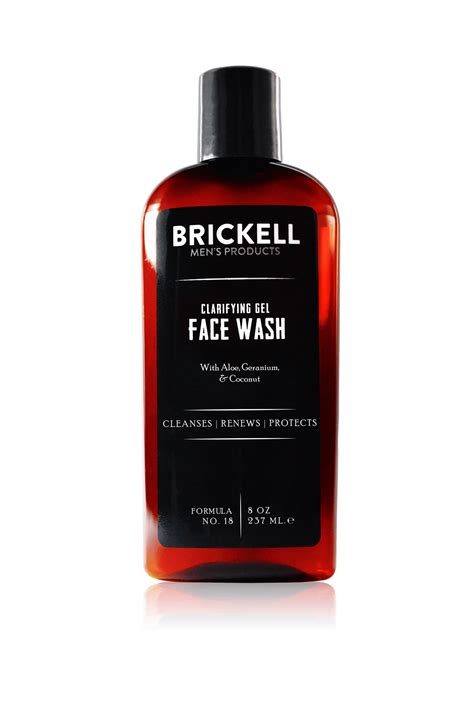 Best Natural Face Wash For Men with Oily Skin | Brickell Men's Products