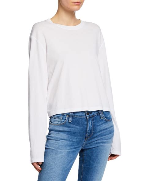 ATM brand new long sleeve white tee online retailers