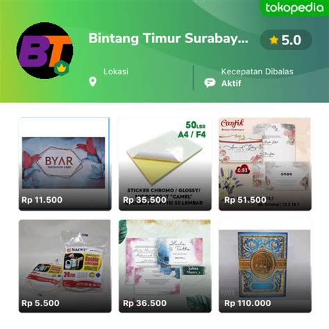 Toko Bintang Timur Surabaya Online - Produk Lengkap & Harga Terbaik ...