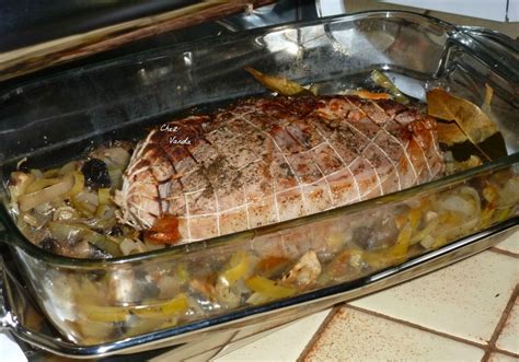 rôti de veau aux champignons