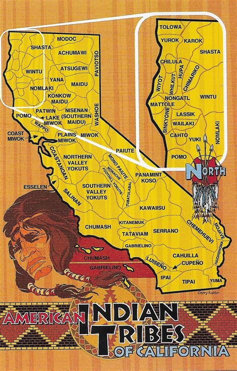 Map Of California Indian Tribes