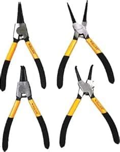 VTH Wello 4pcs Circlip Plier Set CPS07004, Internal Bent Nose Circlip ...