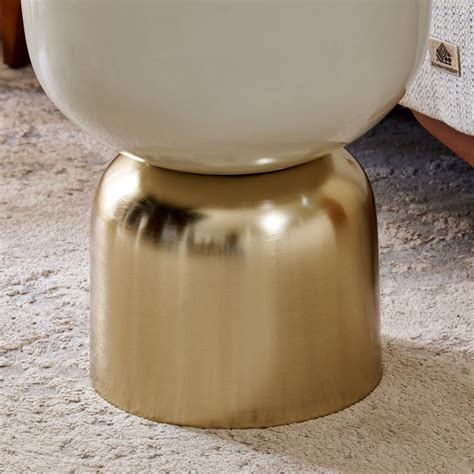 Buy Homeshores Metal Top Accent Table - Gold from Home Centre at just ...